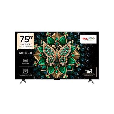 Imagem de Smart TV 4K TCL QD-Mini LED 75” Polegadas com HDMI 2.1, Dolby Vision IQ, Subwoofer, 144Hz VRR e Wi-Fi - 75C6K