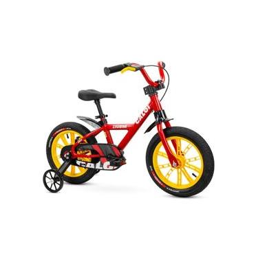 Imagem de Bicicleta Infantil Zigbim Caloi Aro 14 Vermelho - Nathor