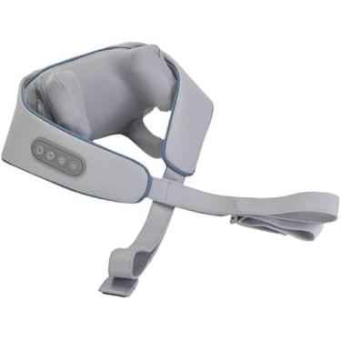 Imagem de Aparelho Massagem Pescoço Ombros Terapêutica Portátil Recar - Meu conf