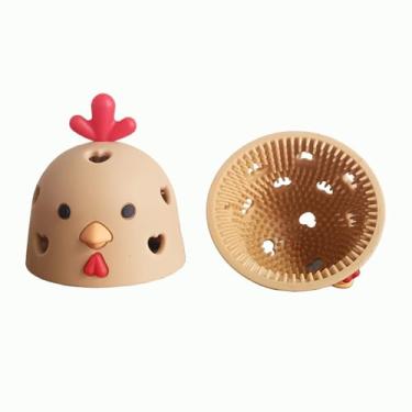 Imagem de Limpador de Pincel para Ovos Escova Silicone Ferramentas Limpeza Multifuncionais Reutilizáveis Legumes Frutas Eficiente e Profunda Alimentos Utensílio Cozinha Ideal Amantes Agricultores Aves