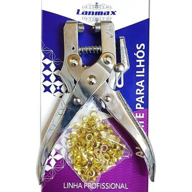 Imagem de Alicate Ilhós 2 Em 1 Furador Vazador Lanmax