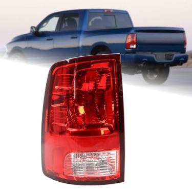 Imagem de Duolctrams Conjunto de lâmpada traseira com lâmpada traseira compatível com Dodge Ram 1500 2500 3500 2009-2018 lado esquerdo do motorista CH2818124 55277415AB