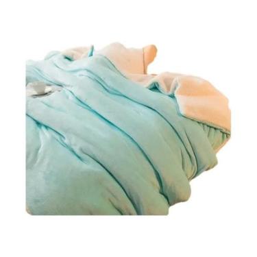 Imagem de Cobertor De Lã Dupla Face Tamanho Queen, Quente Para Inverno, Capa De 