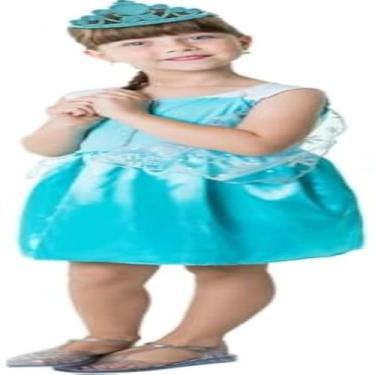 Imagem de Kit Infantil Fantasia Princesa Brilhante - GG
