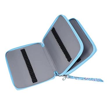 Imagem de Ymiko Bolsa de Armazenamento de Lápis, Grande Capacidade Com Vários Compartimentos, Design Portátil, para Material Escolar, Ferramentas de Maquiagem e Pincéis de Pintura