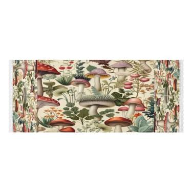 Imagem de Wassud Capas de lavadora e secadora de cogumelos, protetor de lavadora com sacos de armazenamento, capa de geladeira à prova de poeira com bolsos para lavanderia doméstica, cozinha, 120 x 55 cm