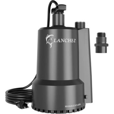 Imagem de Bomba de depósito de água submersível portátil LANCHEZ 1/2 HP 2301GPH