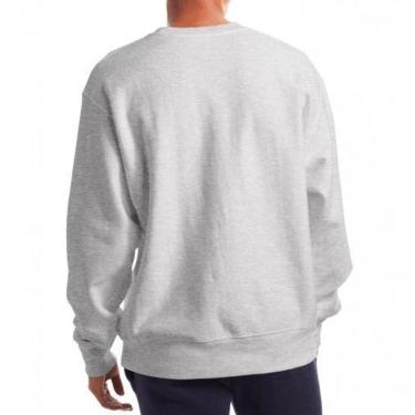 Imagem de Moletom Champion Fechado Careca Silk Logo Mescla-Masculino