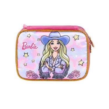 Imagem de Estojo Penal Box Escolar Luxo Barbie Boiadeira EI42654 - Luxcel