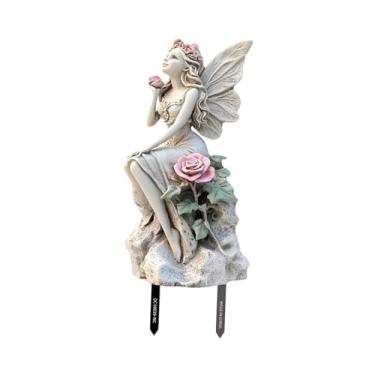 Imagem de ShengQuanHao Placa Decorativa 2D para Jardim com Motivo de, Fácil de Instalar, Ideal para Vasos de Flores, Bonsai E áreas Externas.