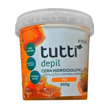 Imagem de Cera Depilatória Hidrossoluvel Tutti Depil Mel 600g