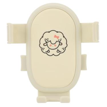 Imagem de RiToEasysports Suporte de Telefone de Bicicleta, Suporte de Telefone de Desenho Animado Bonito de Pvc de Ovelha Bege Com Braçadeira de Montagem de Guiador para Scooter Elétrica