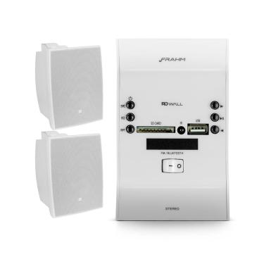 Imagem de Kit RD Wall Frahm Branco + 2 Caixas C521