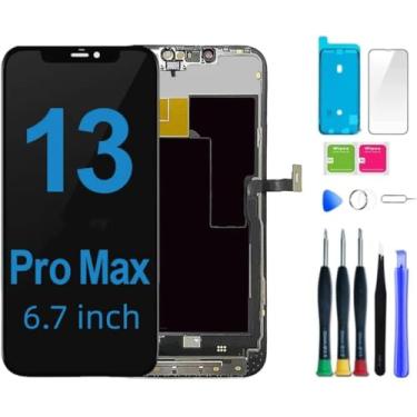 Imagem de bstdianzi Substituição de tela para iPhone 13 Pro Max A2643 para iPhone 13 Pro Max Display LCD A2484 A2641 A2644 A2645 Digitalizador de tela 3D Touch Assembly Repair Part