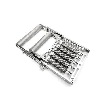 Imagem de Daqi Jiang Pegador de mão, fortalecedor de mão com 5 molas, aço inoxidável 304, alça antiderrapante, aumento rápido do pulso, antebraço e exercício de força do dedo