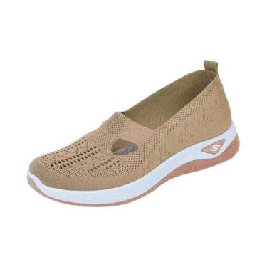 Imagem de Tênis de verão feminino conforto tênis feminino sola macia sapatos fem