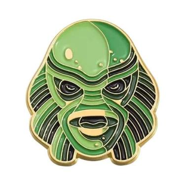 Imagem de Broches De Esmalte De Terror De Halloween Assustadores, Máscara De Ter