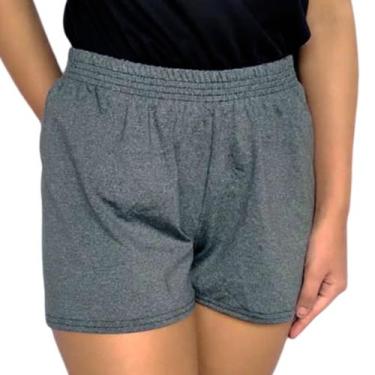 Imagem de Short Feminino Curto Soltinho Elástico Liso Suplex Pp ao Plus Size - S