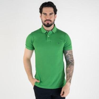 Imagem de Camisa Polo Tommy Hilfiger Verde-Masculino