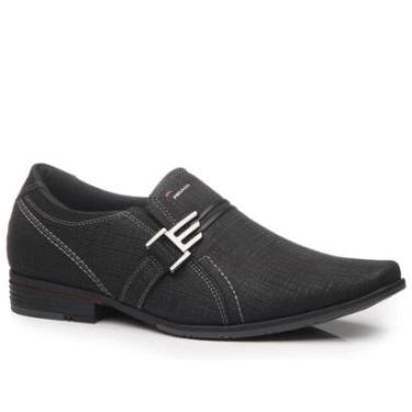 Imagem de Sapato Social Pegada Masculino em Couro Preto 125805-01-Masculino