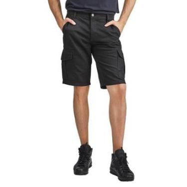 Imagem de BERMUDA SARJA CARGO PRETA MASCULINA LEE REF:1653L-Masculino