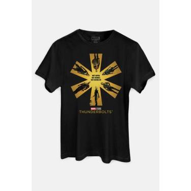 Imagem de Camiseta Marvel Thunderbolts* Not Heroes, GG, Preto, Unissex