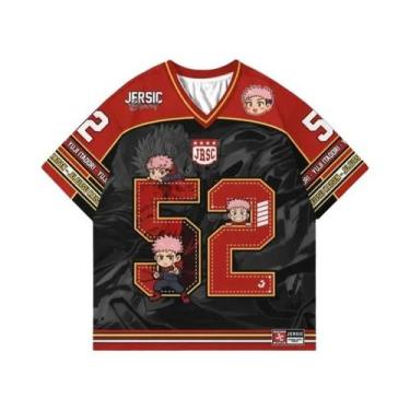 Imagem de Camiseta Unissex Oversize Estilo Y2K Coreano Com Estampa De Futebol Am