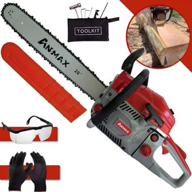 Imagem de Motosserra a Gasolina Anmax Cg5800 3,1HP Sabre 20 polegada