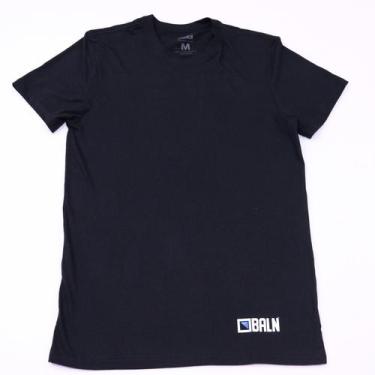 Imagem de Camiseta em Algodão Masculina Minimal ZC Baln', Preto, M