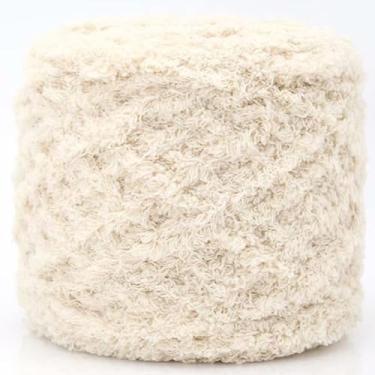 Imagem de Fio de crochê extra macio para bebês para tricô à mão, suéter, xale, cachecol, projetos DIY, lã coral misturada, lavável na máquina, branco cáqui