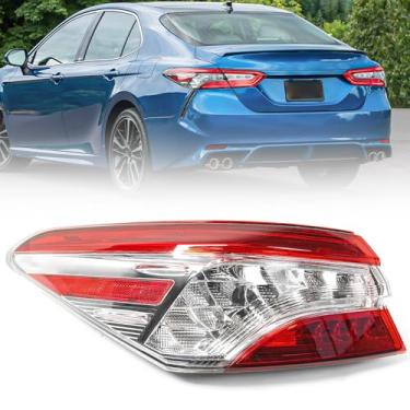 Imagem de Huray Luz traseira LED para Toyota Camry 2018-2020 XSE XLE OE 81560-06850 TO2804137 substituição da lâmpada traseira (lado do motorista (esquerda))