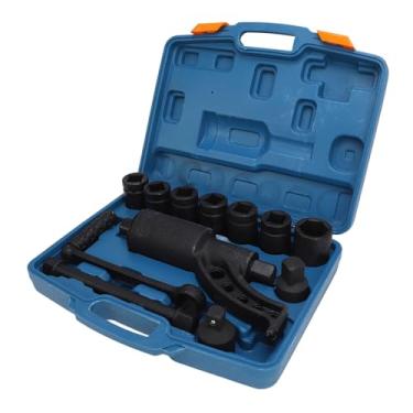 Imagem de aqxreight Conjunto de Chave Multiplicadora para Serviço Pesado Removedor de Porca de Roda Em Polegadas Com 9 Soquetes para Caminhões, ônibus, RVs Construção Em Liga de Aço para Máxima Durabilidade e