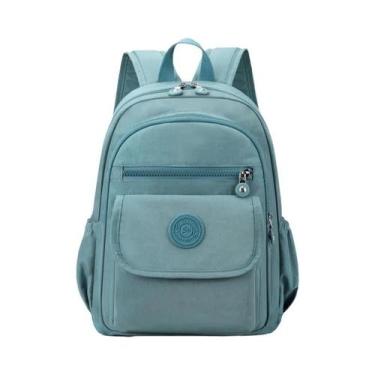 Imagem de Mochila feminina leve e elegante de grande capacidade preta com alças 