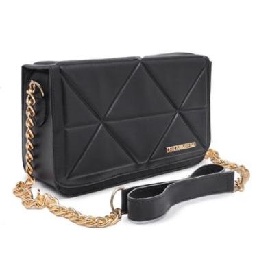 Imagem de Bolsa transversal de ombro pequena preta-Feminino