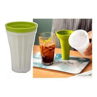 Imagem de Forma De Gelo Copo Smoothie Copo Com Tampa Gelo Picado - NoBrand