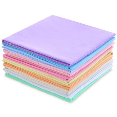 Imagem de WILLBOND 12 folhas de tecido de feltro extra grande 91 x 91 cm 1,2 mm de espessura, 12 cores sortidas para bricolage, dia dos namorados, Páscoa, artesanato, primavera, presente, costura, patchwork