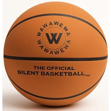 Imagem de WAWAWEWA The Official Silent Basketball Mini Tamanho 3 (56 cm) – Pronto para Jogar Basquete Interior para Drible Silencioso – Bola de Cesta de Espuma PU Airless Indoor Training para todas as idades