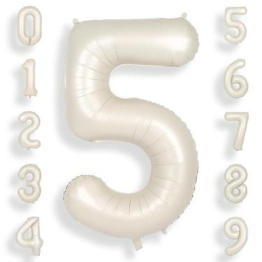 Imagem de Balões Foil Helium Number Festa de 5º Aniversário da SUWEN