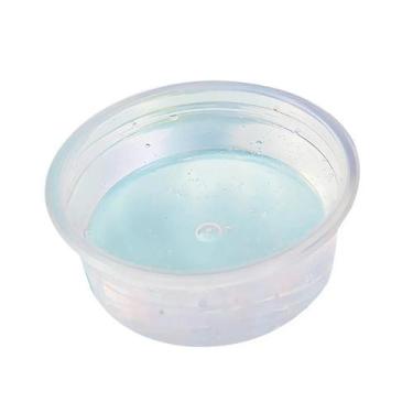 Imagem de Brinquedo Slime Transparente Azul Cristal 60mL Não tóxico - Gloome Sto