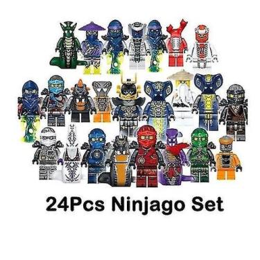Imagem de Conjunto de blocos de construção Ninjago Mini Figures Kai Jay x24 - Gl