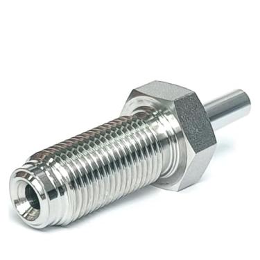 Imagem de 1/10.2 cm 1/5.1 cm VCR macho para tubo de 1/10.2 cm 1/5.1 cm bocal de anteparo de soldagem automática SUS316L adaptador de acoplador conector de encaixe de tubo inoxidável (1l4 VCR M para 1l2 WEL)