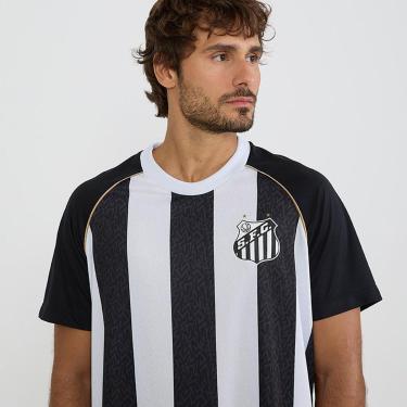 Imagem de Camisa Santos Mosaico Masculina-Masculino