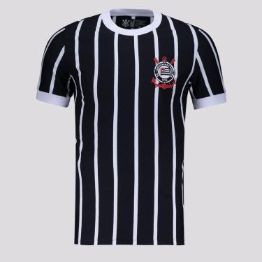 Imagem de Camisa Corinthians Retrô Número 8 Preto-Masculino
