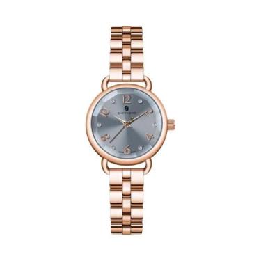 Imagem de Relógio De Quartzo Ultra Fino Feminino SAPPHERO Moda Elegante Simples 