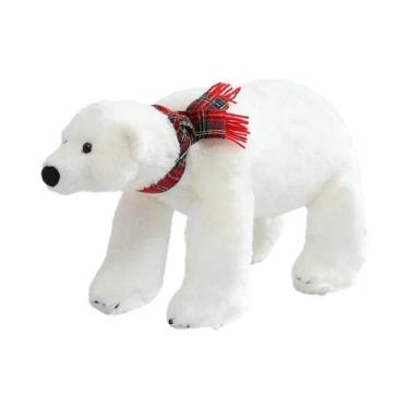 Imagem de Brinquedo De Pelúcia Simulação De Urso Polar Fofo 45/60CM Almofada De 