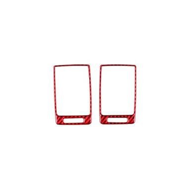 Imagem de REPOYUL Adesivo de fibra de carbono para interior de carro, compatível com Honda CRV 2007-2011 Adesivo de saída de ar lateral do painel, acessório decorativo de fibra de carbono real