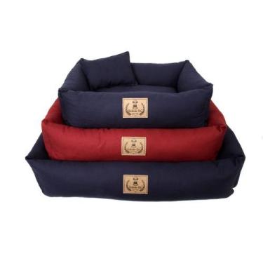 Imagem de Cama Conforto para Cachorro e Gato Pet - Bichinho Chic, Púrpura, M