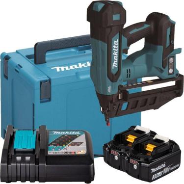 Imagem de Pinador Pregador Makita Dbn601rfj 18v Kit 2 Baterias