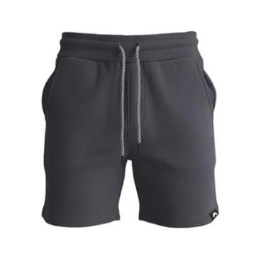 Imagem de Bermuda Masculina Moletinho Short Moletom Dagg Algodão Lisa Com Bolsos-Masculino