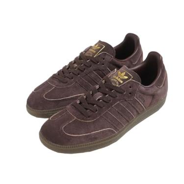 Imagem de adidas Originals Tênis masculino Samba OG, Marrom sombra/marrom sombra/marrom-giz, 41